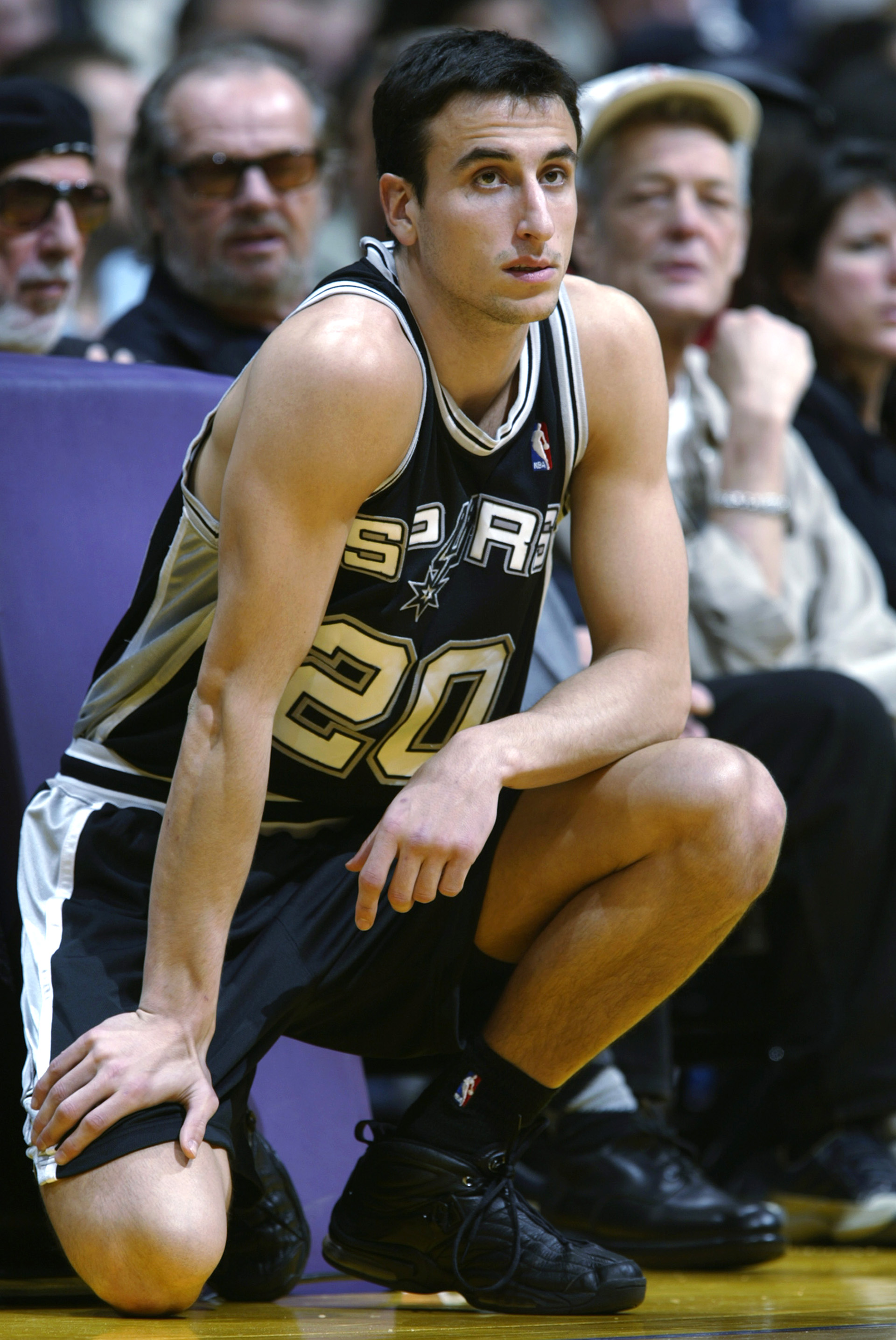 Manu en su primera temporada frente a Los Angeles Lakers