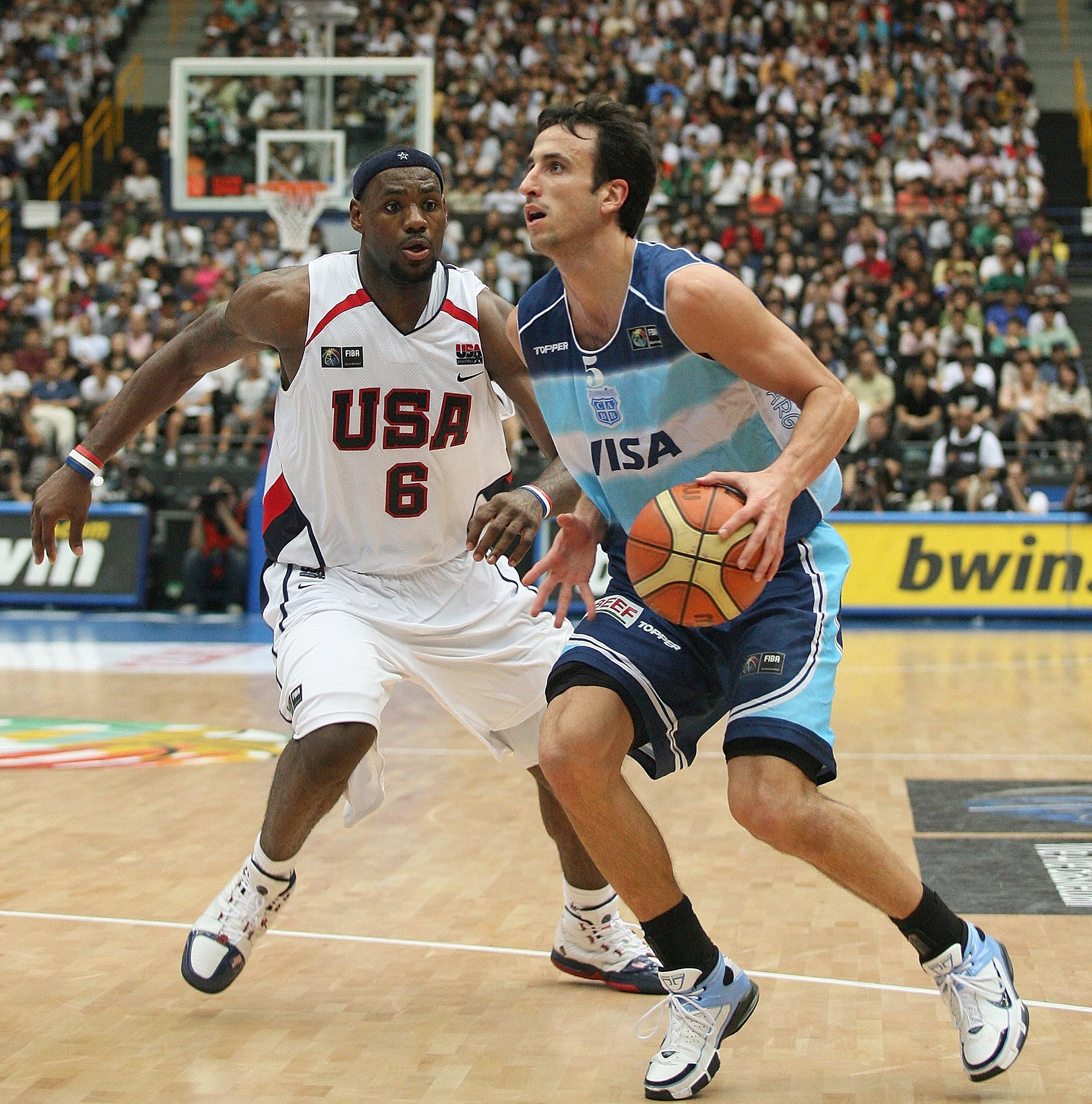 Manu y Lebron