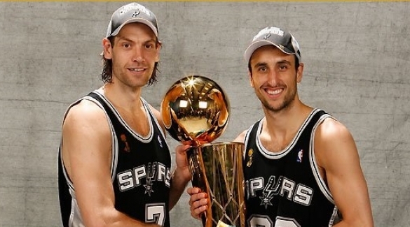 Ginobili y Oberto